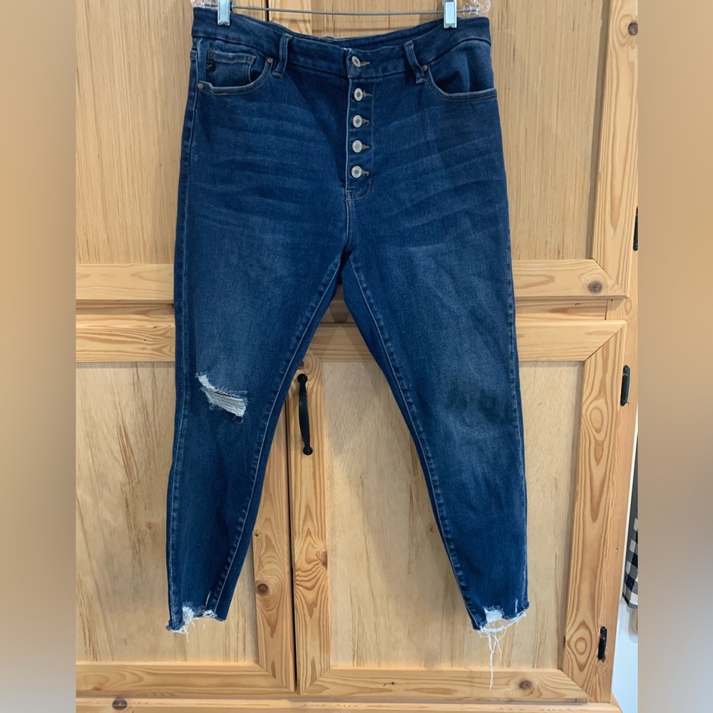 Women's KanCan Curvy Blue Jeans Size XL